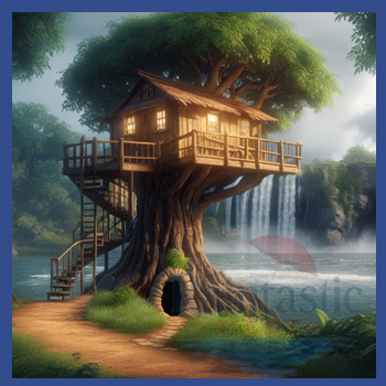 Raintasticville treehouse
